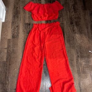 Two piece jumpsuit